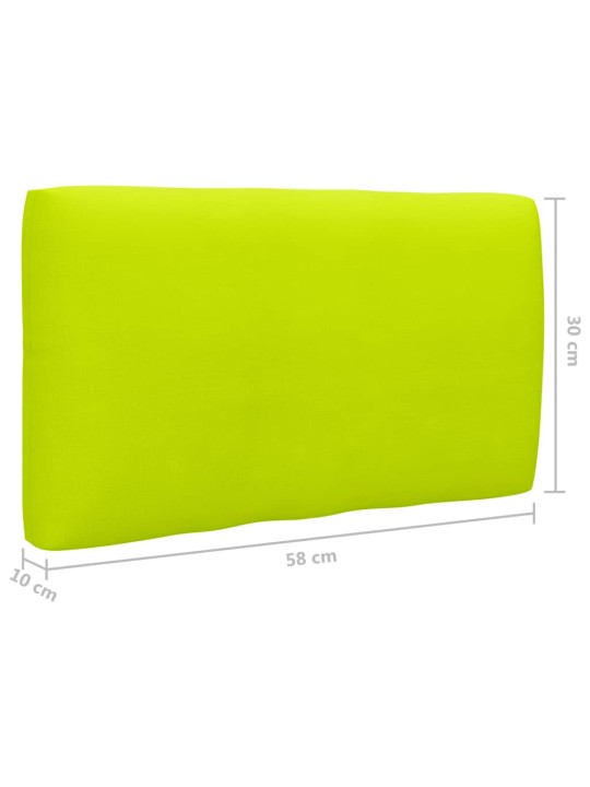 Dvivietė sofa iš palečių su pagalvėlėmis, impregnuota pušis