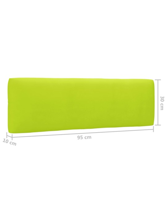 Dvivietė sofa iš palečių su pagalvėlėmis, impregnuota pušis