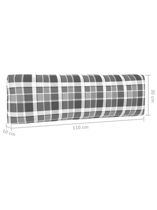 Dvivietė sofa iš palečių su pagalvėlėmis, impregnuota pušis
