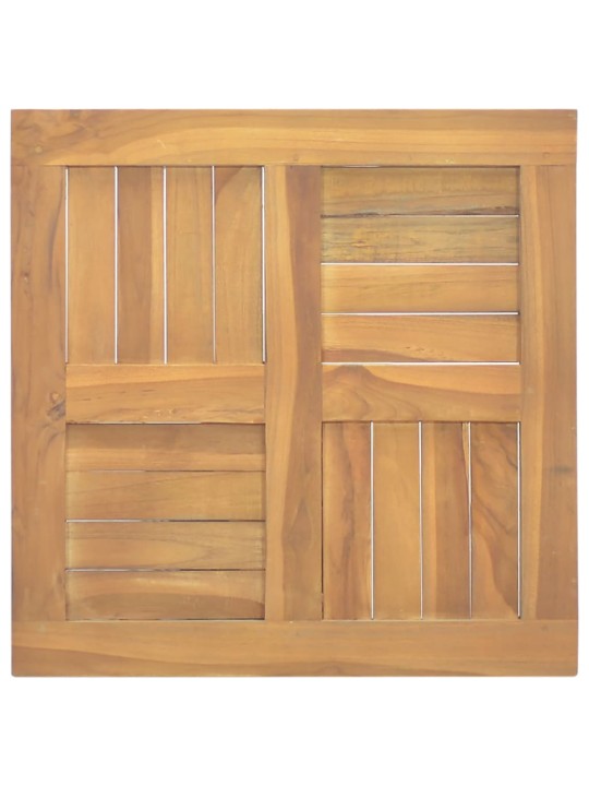 Stalviršis, 50x50x2,5cm, tikmedžio masyvas, kvadratinis