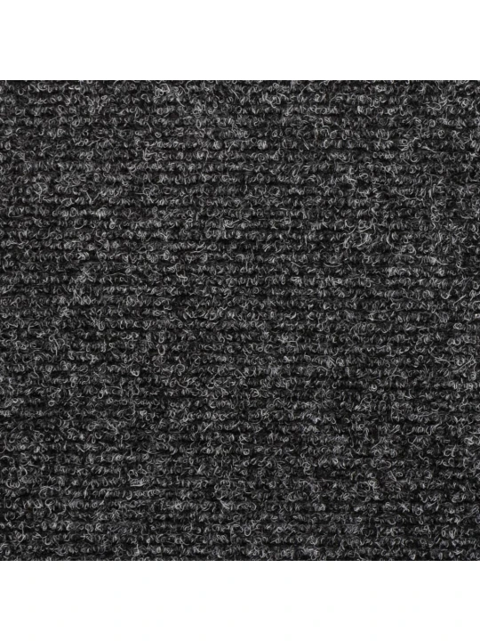 Laiptų kilimėliai, 10vnt., pilki 65x21x4cm, perforuoti adatomis