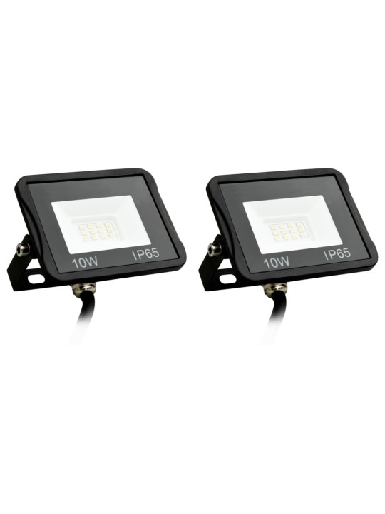 LED prožektoriai, 2vnt., šaltos baltos spalvos, 10W