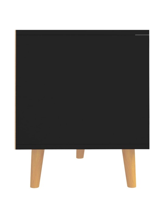Televizoriaus spintelė, juoda, 90x40x48,5cm, apdirbta mediena