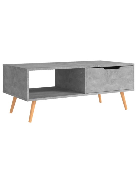 Kavos staliukas, betono pilkos spalvos, 100x49,5x43cm, MDP
