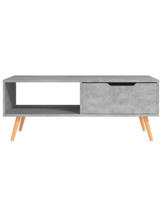 Kavos staliukas, betono pilkos spalvos, 100x49,5x43cm, MDP