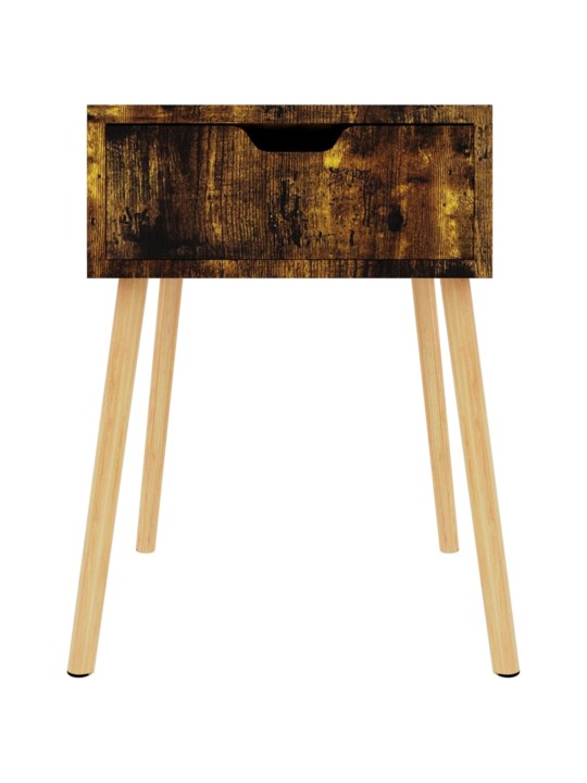 Naktinė spintelė, dūminio ąžuolo spalvos, 40x40x56cm, MDP
