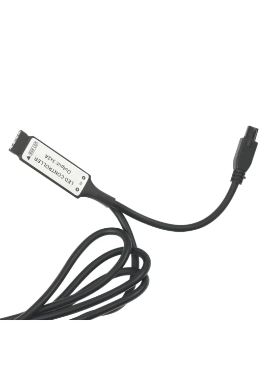 Naktinė spintelė su LED apšvietimu, balta, 45x35x67cm, mediena