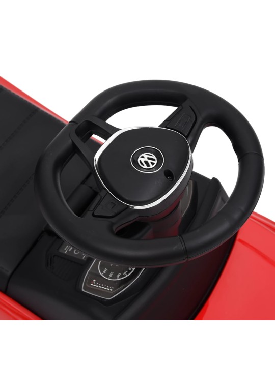 Paspiriamas vaikiškas automobilis Volkswagen T-Roc, raudonas