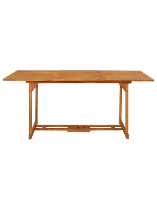 Sodo valgomojo stalas, 180x90x75 cm, akacijos medienos masyvas