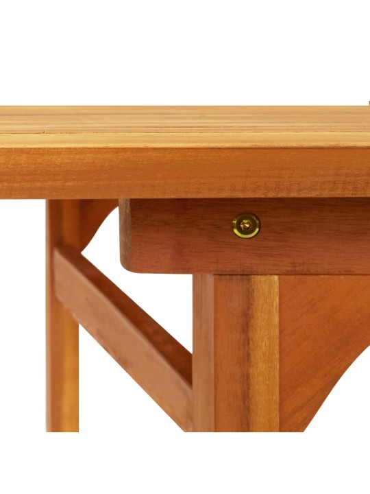 Sodo valgomojo stalas, 180x90x75 cm, akacijos medienos masyvas