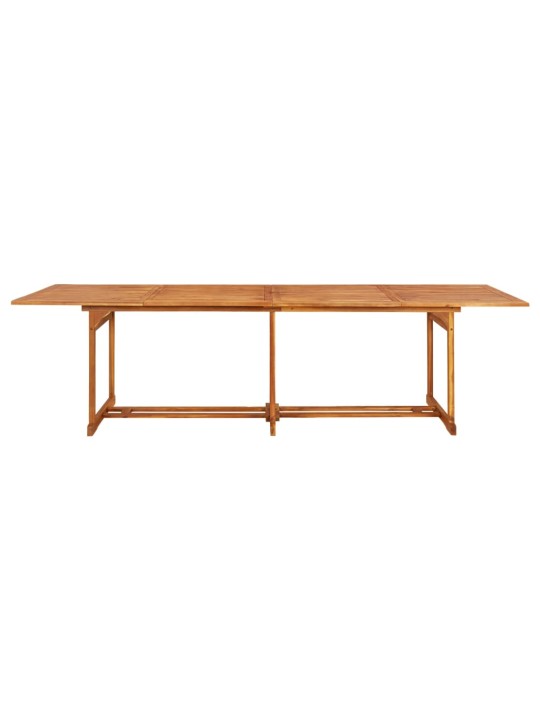 Sodo valgomojo stalas, 280x90x75 cm, akacijos medienos masyvas
