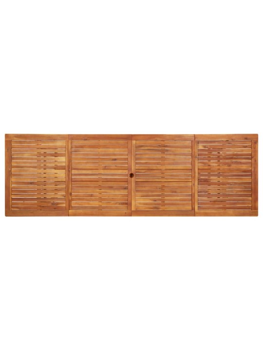 Sodo valgomojo stalas, 280x90x75 cm, akacijos medienos masyvas