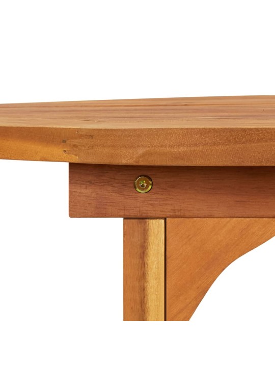 Sodo valgomojo stalas, 280x90x75 cm, akacijos medienos masyvas