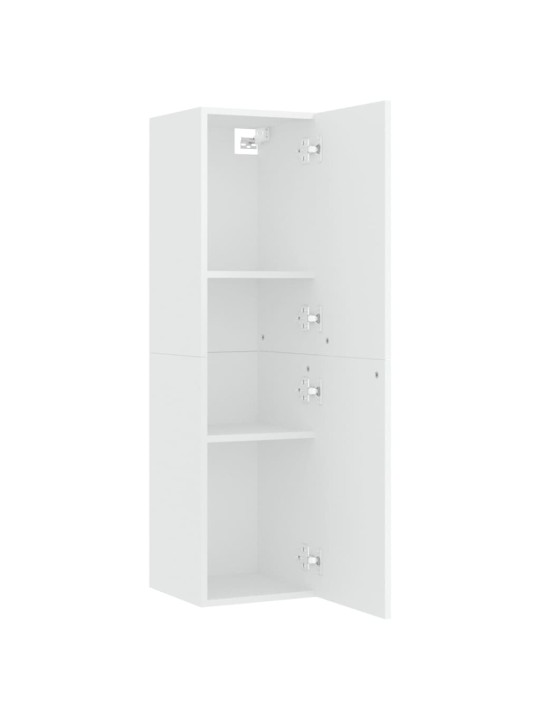 Televizoriaus spintelė, baltos spalvos, 30,5x30x110cm, MDP