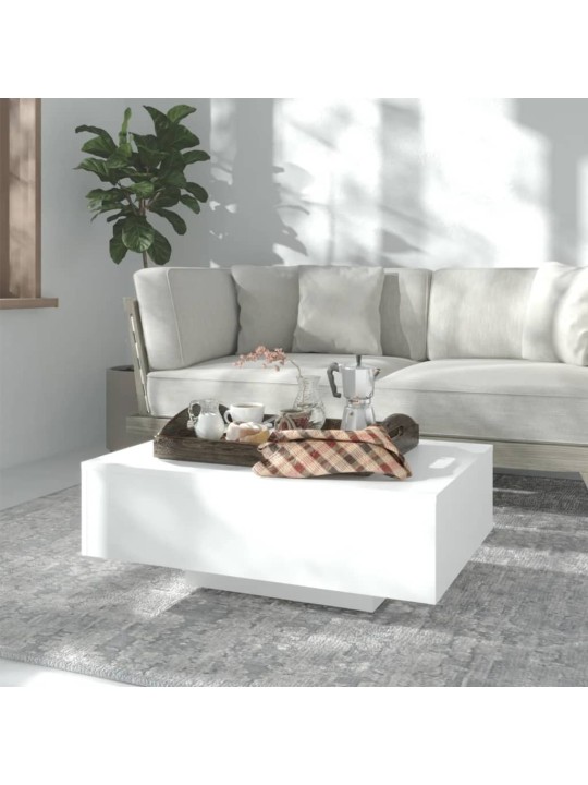 Kavos staliukas, baltas, 85x55x31cm, MDP