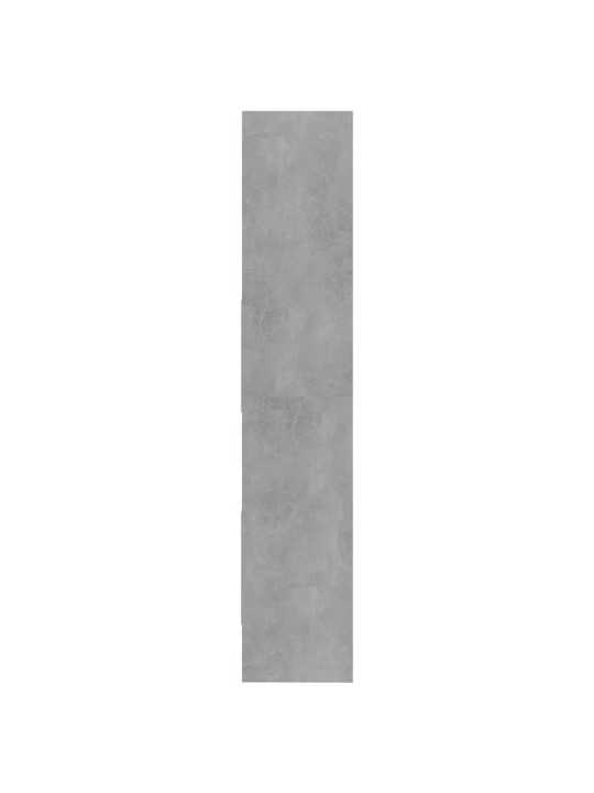 Spintelė knygoms, betono pilkos spalvos, 40x35x180cm, MDP