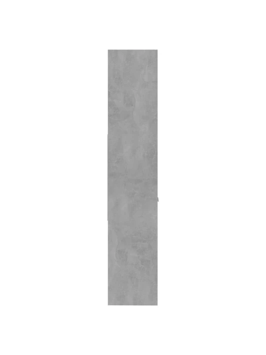 Spintelė knygoms, betono pilkos spalvos, 60x35x180cm, MDP