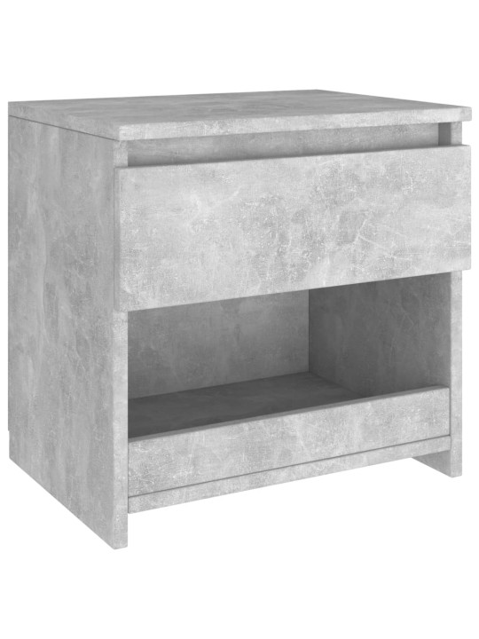 Naktinė spintelė, betono pilkos spalvos, 40x30x39cm, MDP