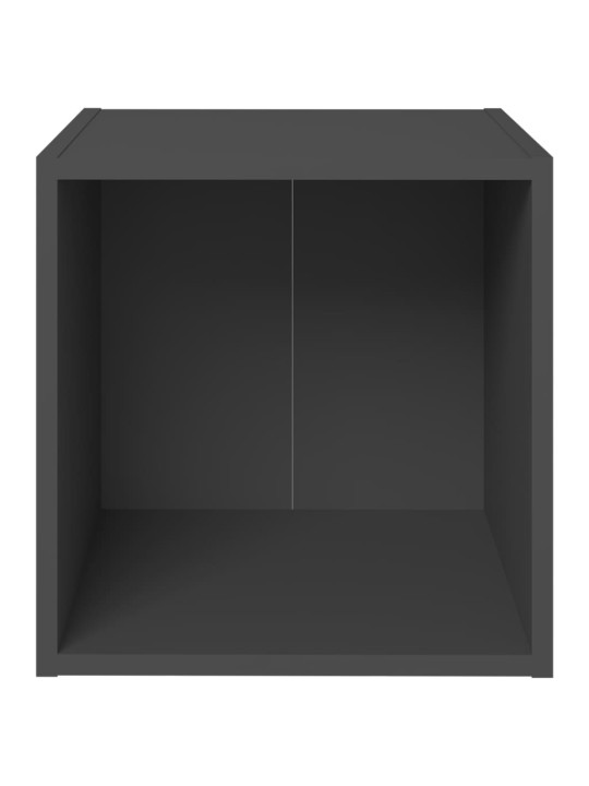Televizoriaus spintelės, 4vnt., pilkos, 37x35x37cm, MDP