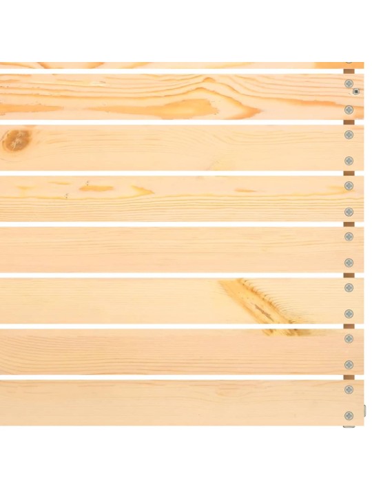 Kampinė sodo sofa, pušies medienos masyvas