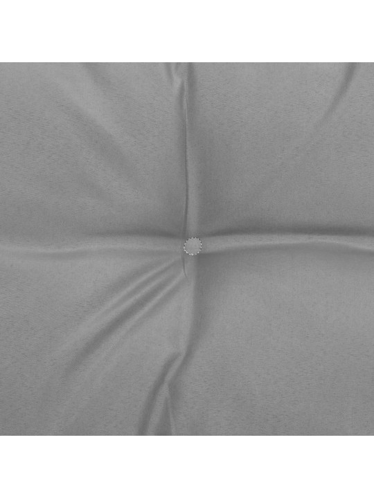 Kampinė sodo sofa su pilkomis pagalvėlėmis, pušies masyvas