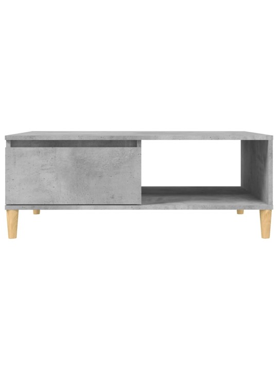 Kavos staliukas, betono pilkos spalvos, 90x60x35cm, MDP