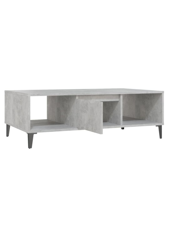 Kavos staliukas, betono pilkos spalvos, 103,5x60x35cm, MDP