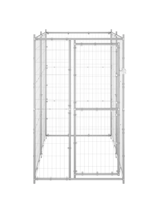 Lauko voljeras šunims, 110x220x180cm, galvanizuotas plienas
