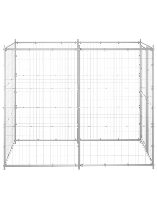 Lauko voljeras šunims, 110x220x180cm, galvanizuotas plienas