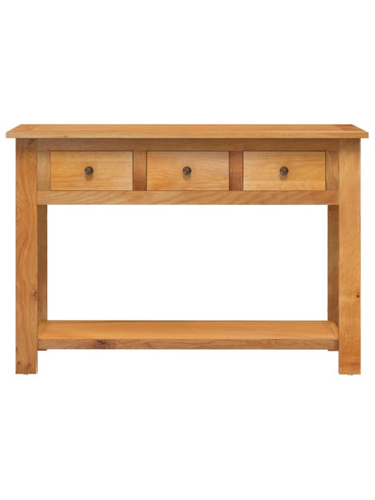 Konsolinis staliukas, 110x35x75cm, ąžuolo medienos masyvas