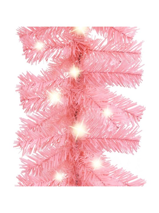 Kalėdinė girlianda su LED lemputėmis, rožinės spalvos, 5m
