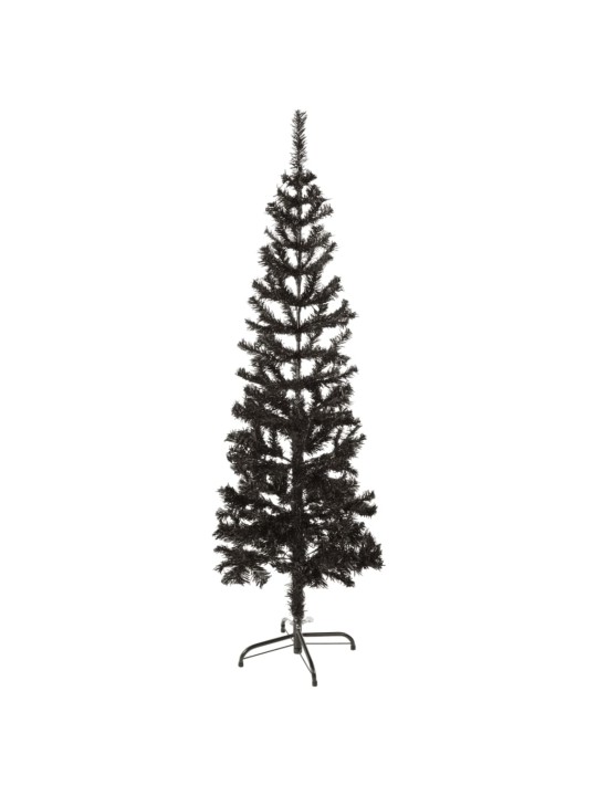 Siauria Kalėdų eglutė, juodos spalvos, 150cm