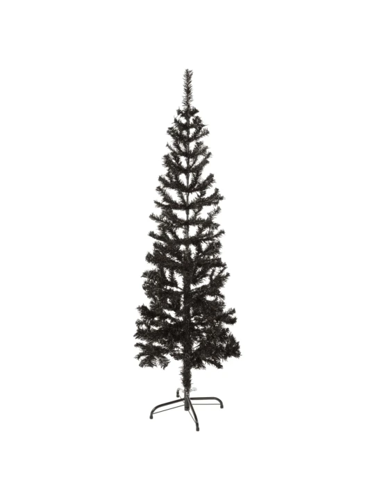 Siauria Kalėdų eglutė, juodos spalvos, 150cm