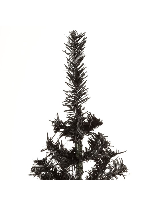 Siauria Kalėdų eglutė, juodos spalvos, 150cm