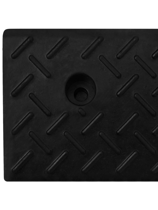 Užvažiavimo rampos, 2vnt., 50x17,5x5cm, guma