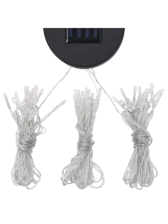 Sodo pavėsinė su lempučių girliandomis LED, antracito, 3x3m