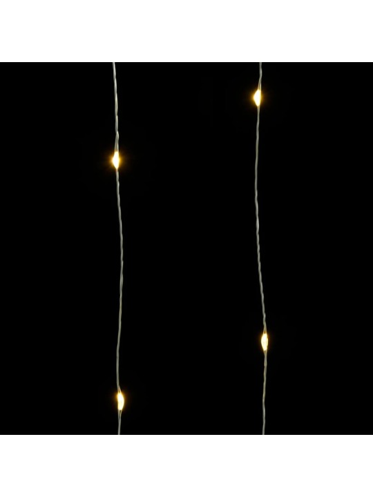 LED lempučių girlianda, šiltos baltos spalvos, 15m