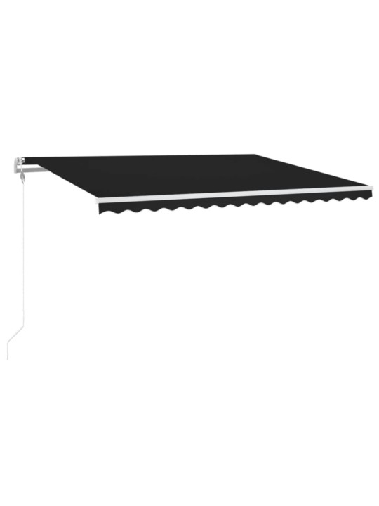 Automatinė markizė su LED/vėjo jutikliu, antracito, 400x300cm