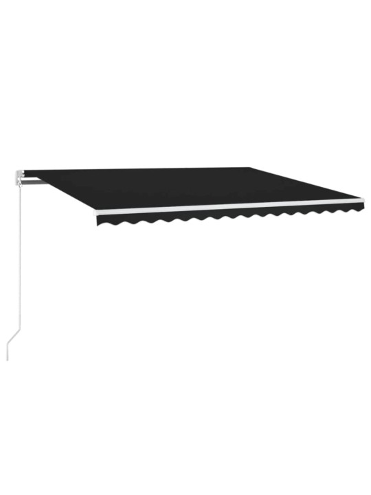 Automatinė markizė su LED/vėjo jutikliu, antracito, 450x300cm
