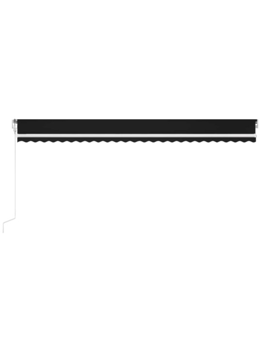 Automatinė markizė su LED/vėjo jutikliu, antracito, 600x300cm