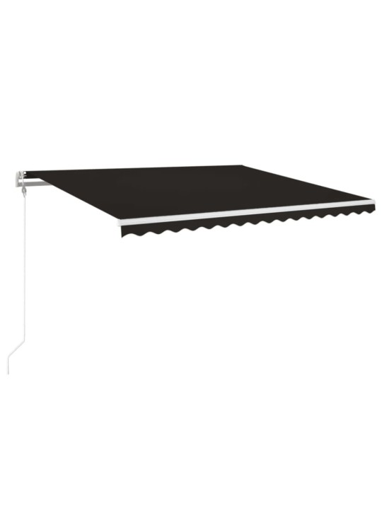 Automatinė markizė su LED/vėjo jutikliu, antracito, 450x350cm