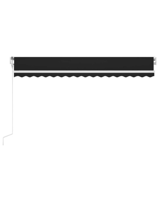Automatinė markizė su LED/vėjo jutikliu, antracito, 450x350cm