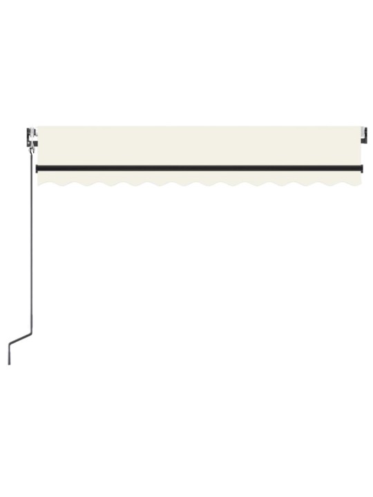Automatinė markizė su LED/vėjo jutikliu, kreminė, 350x250cm