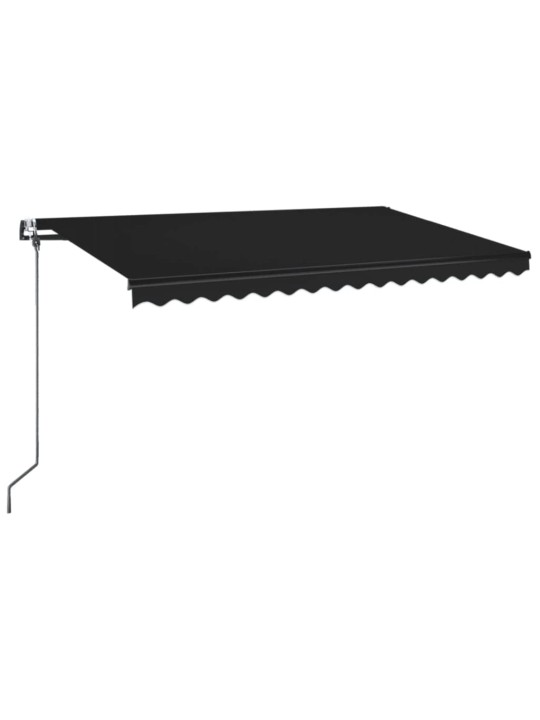 Automatinė markizė su LED/vėjo jutikliu, antracito, 450x350cm