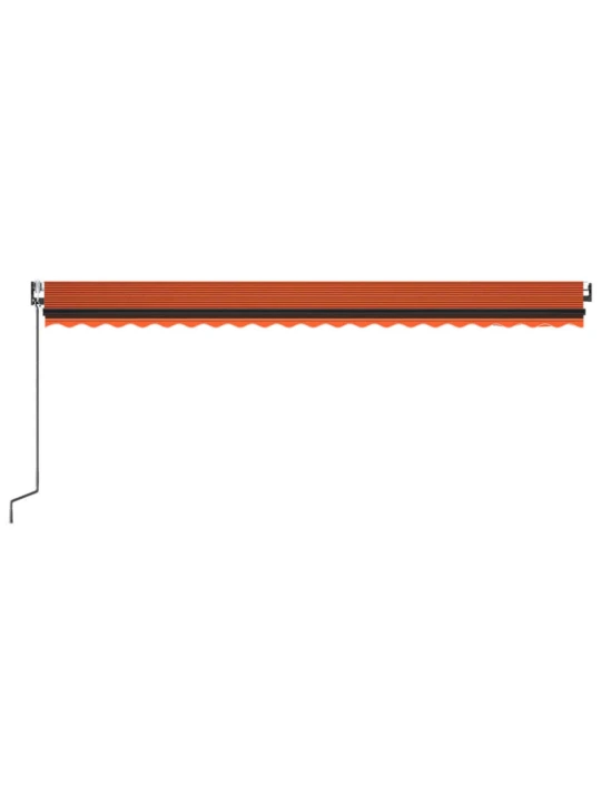 Automatinė ištraukiama markizė, oranžinė ir ruda, 500x350cm