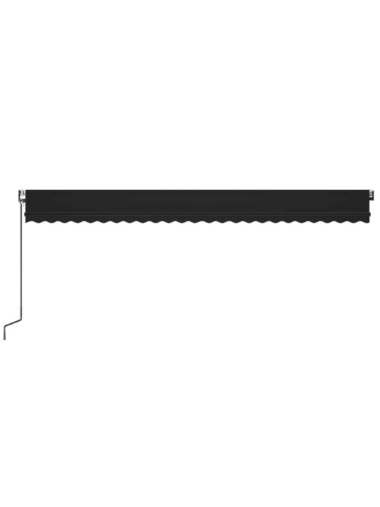 Automatinė markizė su LED/vėjo jutikliu, antracito, 600x350cm