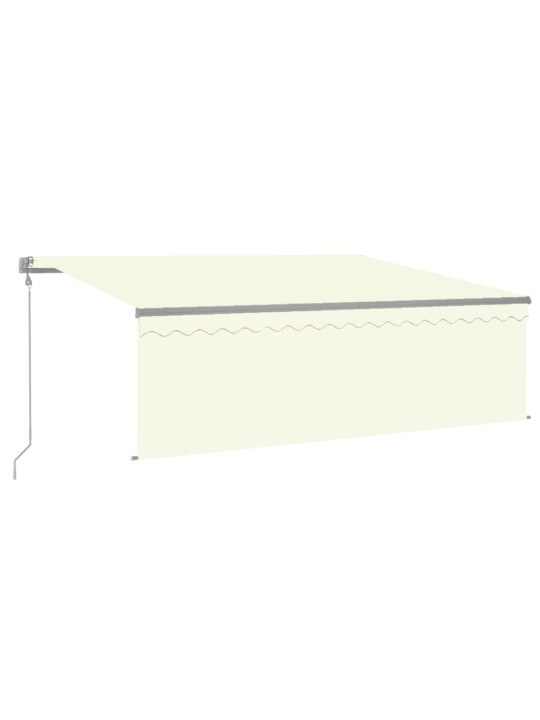 Automatiniu būdu ištraukiama markizė, kreminė, 4x3m