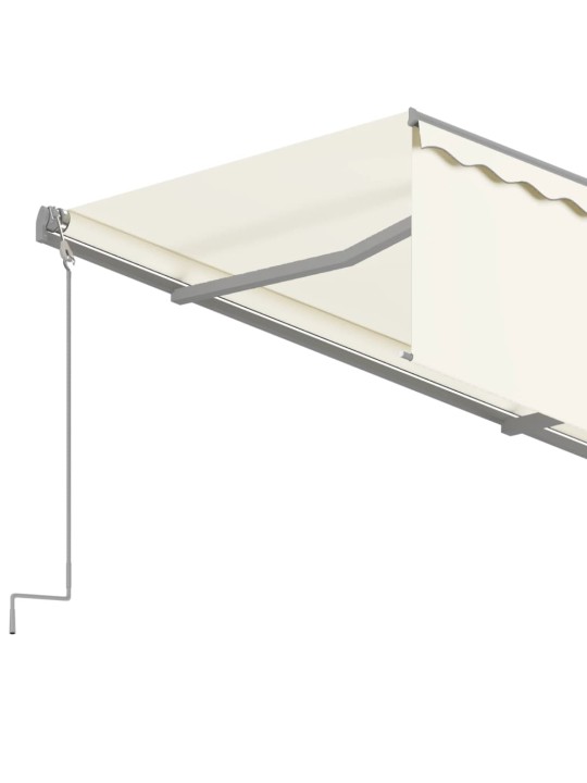 Automatiniu būdu ištraukiama markizė, kreminė, 4x3m