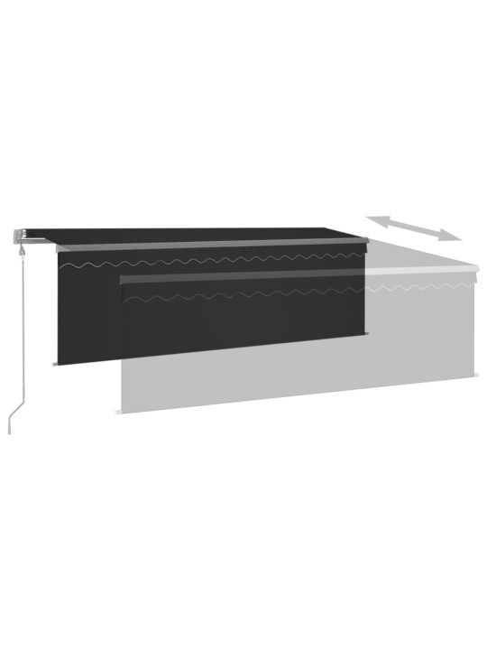 Automatiniu būdu ištraukiama markizė, antracito, 4x3m