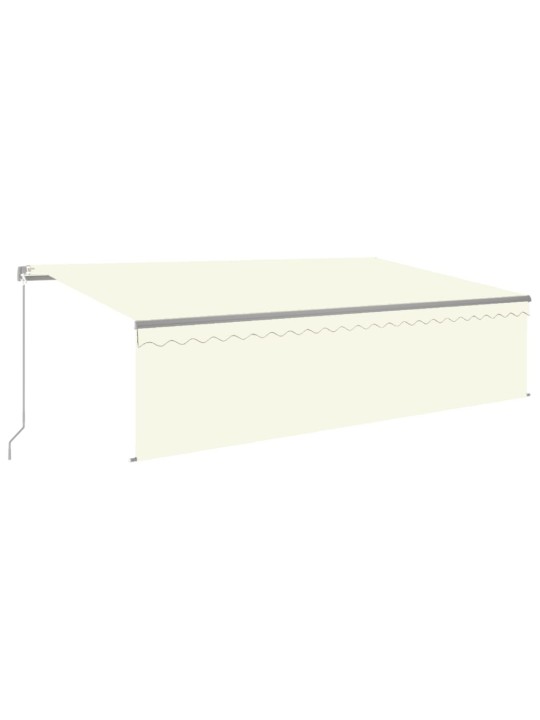 Rankiniu būdu ištraukiama markizė, kreminė, 5x3m